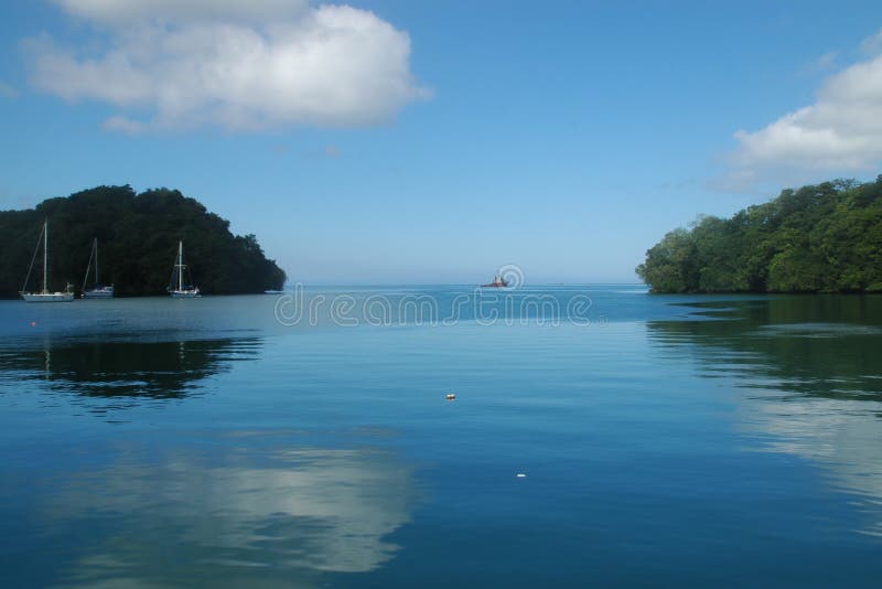 Blå fiji lagun