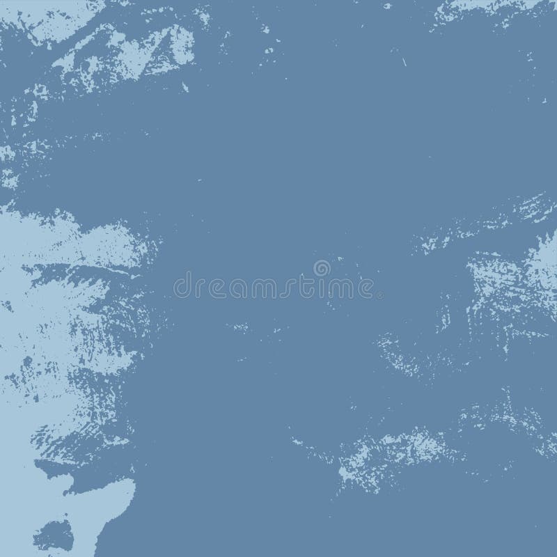 Empty aging design element. Brushed blue paint cover. Grunge rough dirty background. Overlay aged grainy messy template. Distress urban used texture. Renovate wall frame grimy backdrop. EPS10 vector. Empty aging design element. Brushed blue paint cover. Grunge rough dirty background. Overlay aged grainy messy template. Distress urban used texture. Renovate wall frame grimy backdrop. EPS10 vector