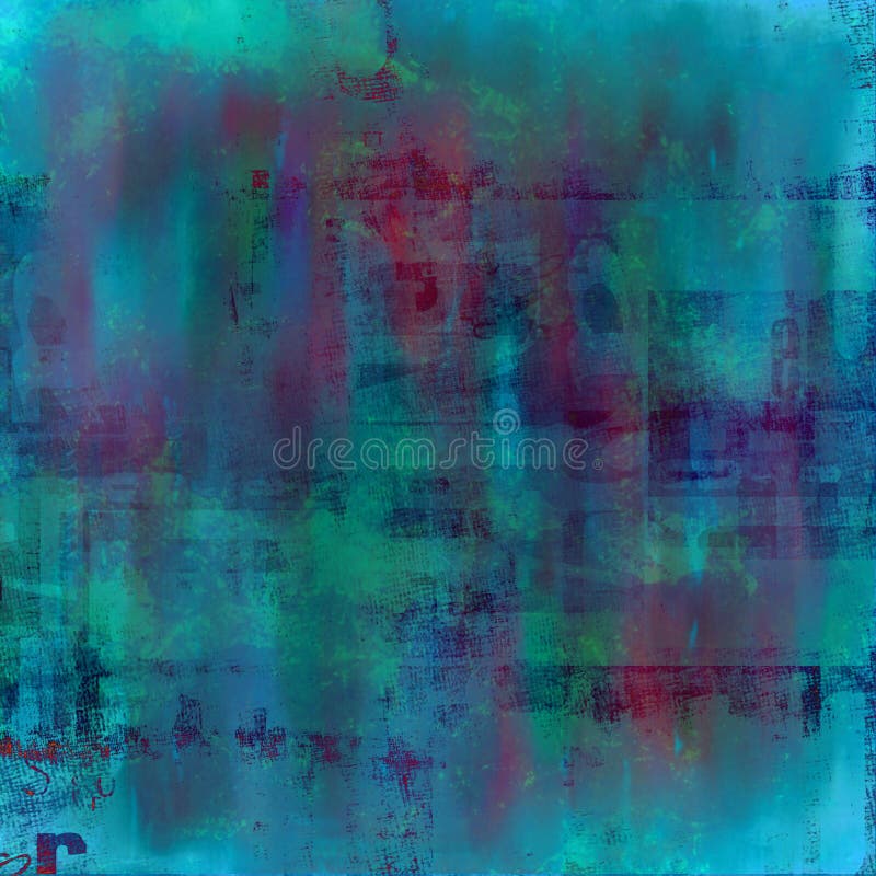 Blå grunge texturerat stads- stock illustrationer