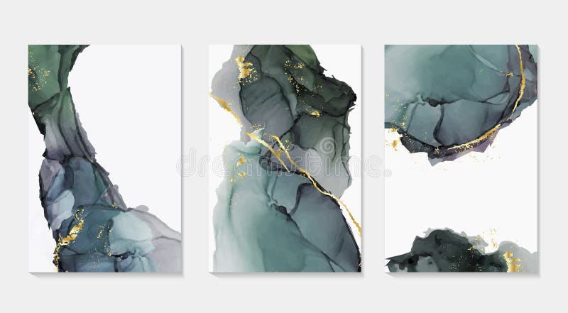 Bl? gr? pastellf? rgad v? tskefl? desgarnering Digital 3d v? tskediagram, abstrakt modern bakgrund St? ll in av vattenfl? deskort, id? r vektor illustrationer