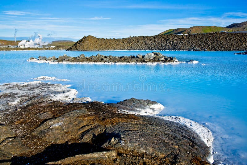 Blå iceland lagun
