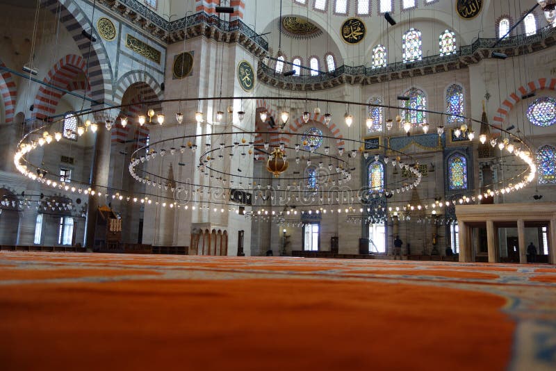 Blå moskélampa (Istanbul) royaltyfri bild Blå moskélampa (Istanbul) royaltyfri bild