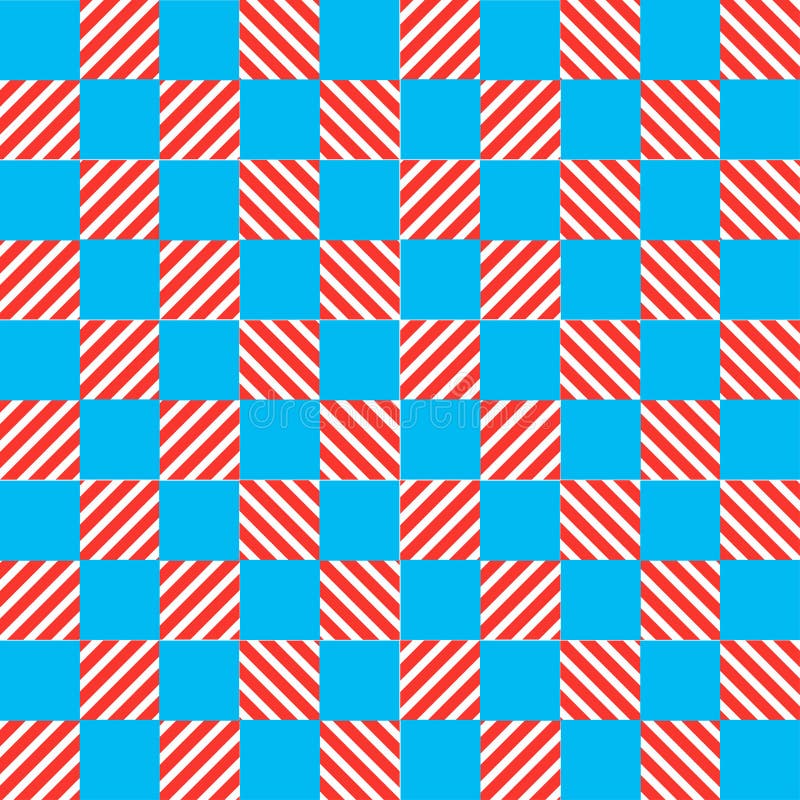 Blå och gul texturschackmodell vektor illustrationer Blå och gul texturschackmodell vektor illustrationer