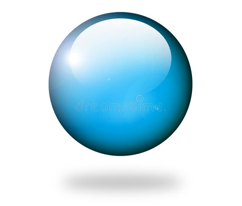 blå sphere stock illustrationer blå sphere stock illustrationer