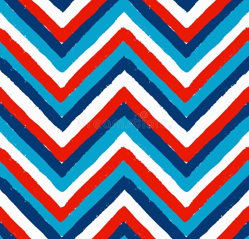 Blå vit röd målad sparremodell stock illustrationer Blå vit röd målad sparremodell stock illustrationer