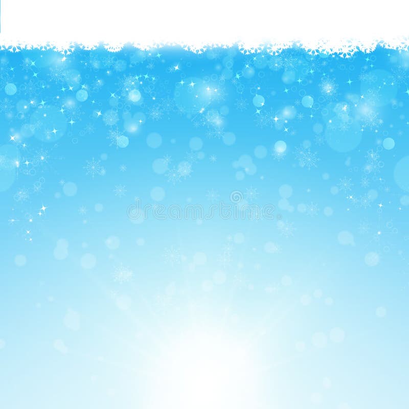 Blå xmas-bakgrund för vinter stock illustrationer Blå xmas-bakgrund för vinter stock illustrationer