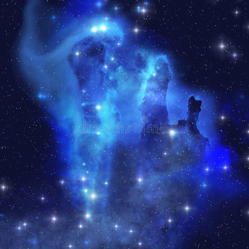 blå örnnebula vektor illustrationer blå örnnebula vektor illustrationer