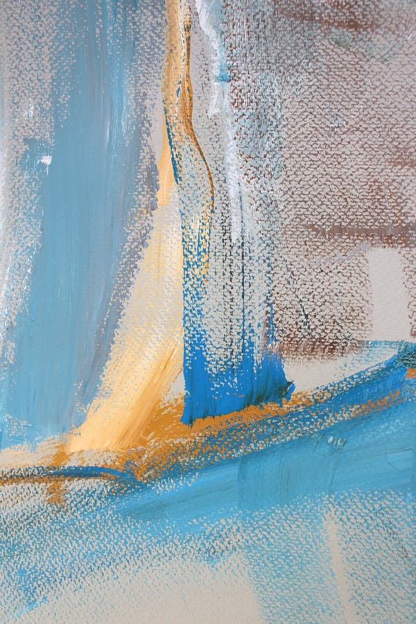 Blåa gula färger på kanfas abstrakt konstbakgrund Färgtextur Fragment av konstverk abstrakt kanfasmålning vektor illustrationer Blåa gula färger på kanfas abstrakt konstbakgrund Färgtextur Fragment av konstverk abstrakt kanfasmålning vektor illustrationer