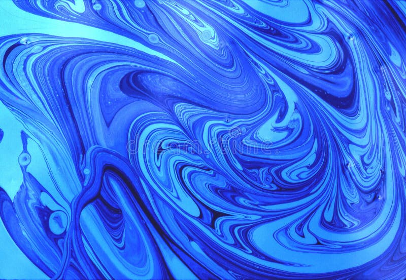 blåa målarfärgswirls blåa målarfärgswirls