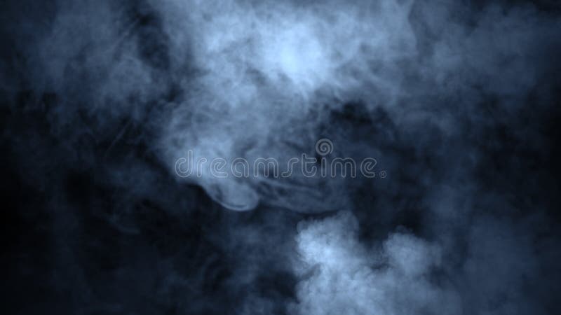 Blåa rökflyttningar för abstrakt suddighet på en svart bakgrund Begreppet av aromatherapyen vektor illustrationer Blåa rökflyttningar för abstrakt suddighet på en svart bakgrund Begreppet av aromatherapyen vektor illustrationer