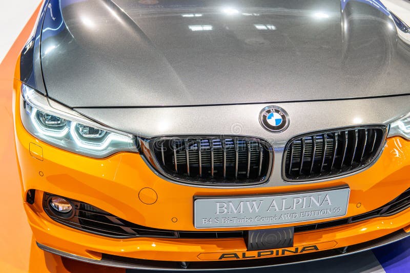 BMW ALPINA B4 S BITURBO Edition99, Alpina Burkard Bovensiepen GmbH develops and sells high-performance versions of BMW cars royalty free stock photo BMW ALPINA B4 S BITURBO Edition99, Alpina Burkard Bovensiepen GmbH develops and sells high-performance versions of BMW cars royalty free stock photo