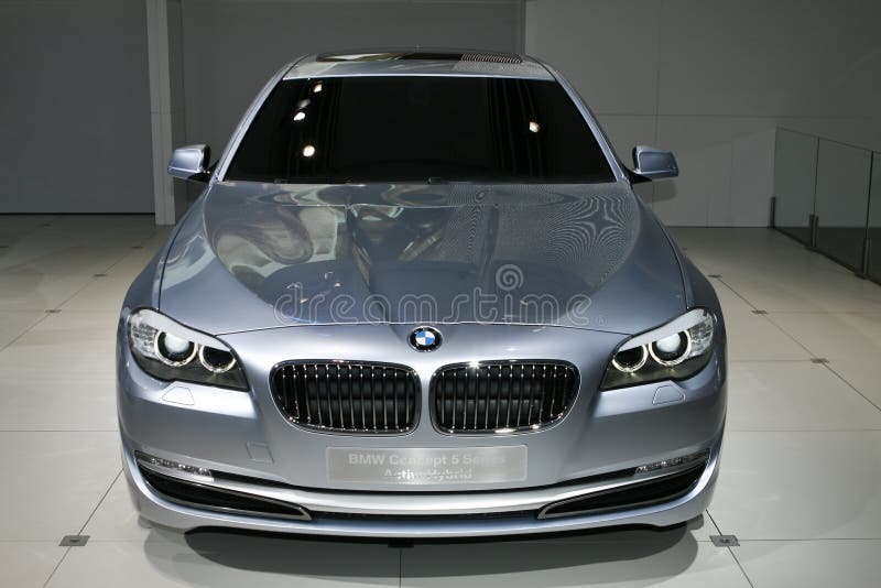 BMW Concept 5 Series Active Hybrid royalty free stock photo BMW Concept 5 Series Active Hybrid royalty free stock photo