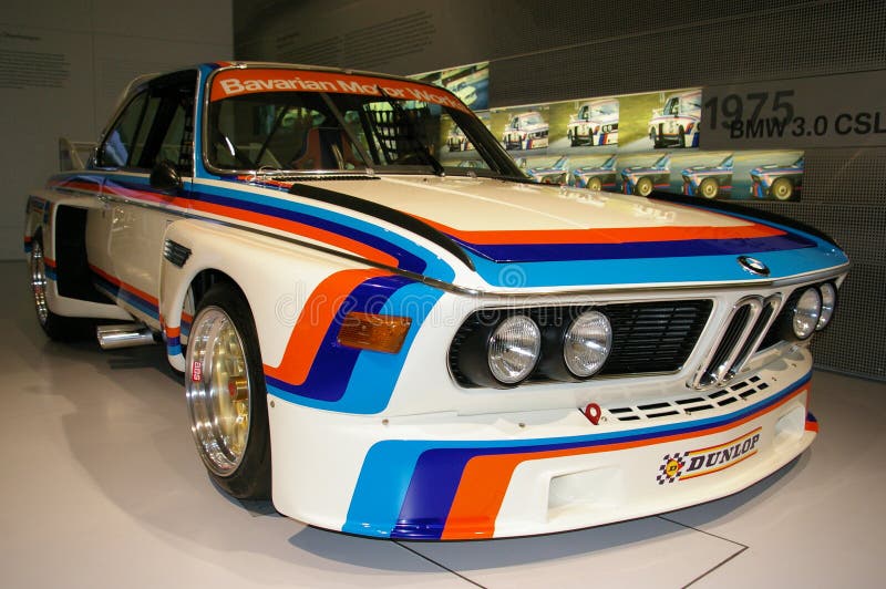 Munich, Germany, August 5th, 2009. 1975 BMW 3.0 CSL Touring Racing Car. Munich, Germany, August 5th, 2009. 1975 BMW 3.0 CSL Touring Racing Car.