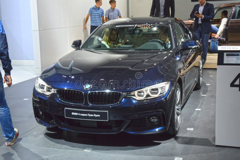 Bmw Fourth Series Gran Cupe Dark Blue Color Moscow International Automobile Salon Editorial Stock Photo Image Of Desire Exebition Bmw Fourth Series Gran Cupe Dark Blue Color Moscow International Automobile Salon Editorial Stock Photo Image Of Desire Exebition