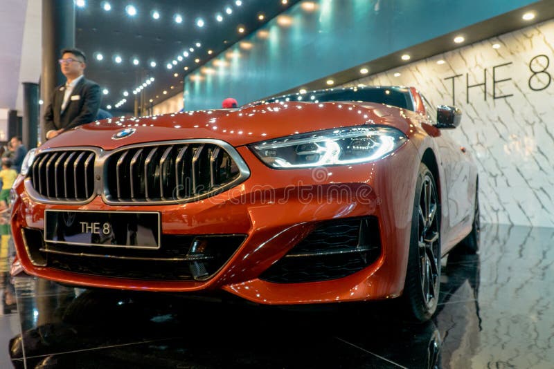  BMW en Gaikindo Indonesia International Auto Show GIIAS.  Foto editorial de stock