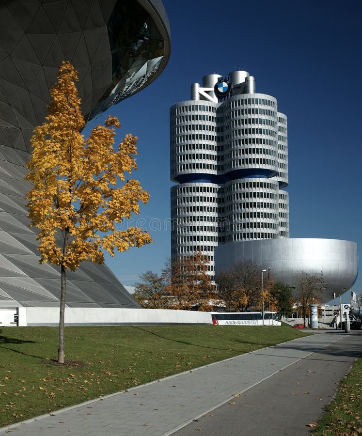 BMW Headquarters editorial photography. Image of autumn 16689597