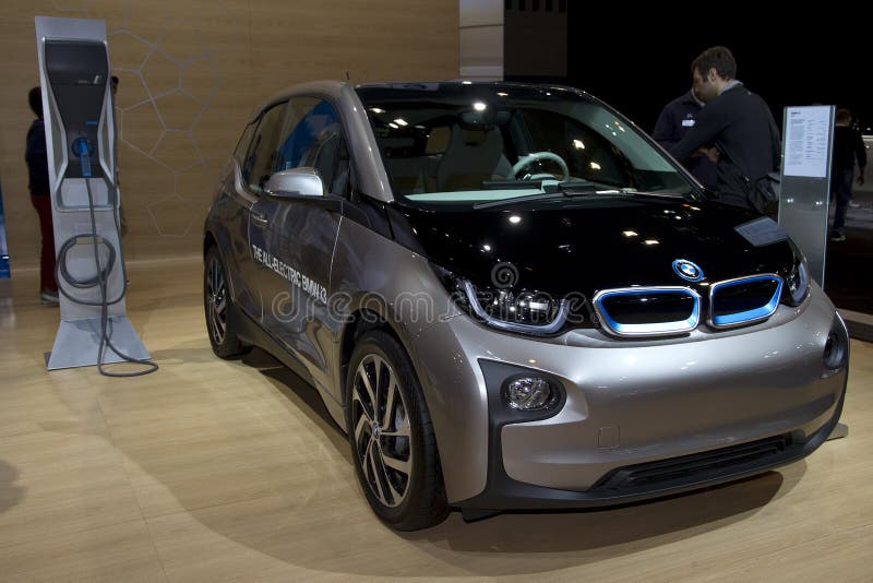 CHICAGO, IL - FEBRUARY 8: BMW i3 at the annual International auto-show, February 8, 2014 in Chicago, IL