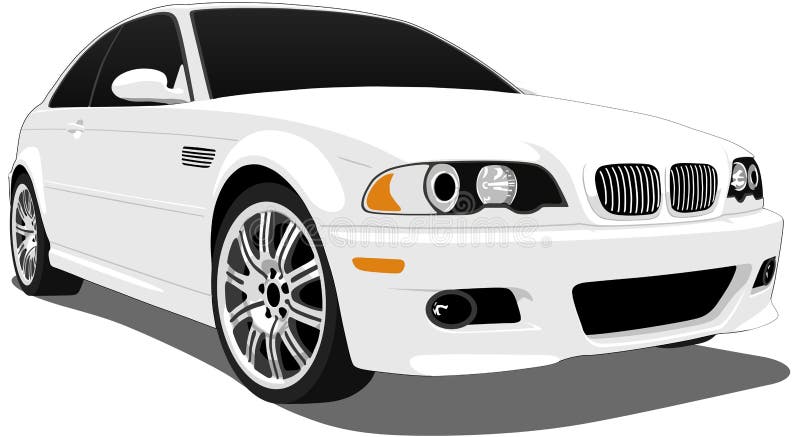 BMW M5 stock de ilustración BMW M5 stock de ilustración
