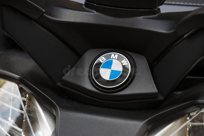 BMW Motorcycle Emblems on the Streets of Milan in Italy. Editorial ...