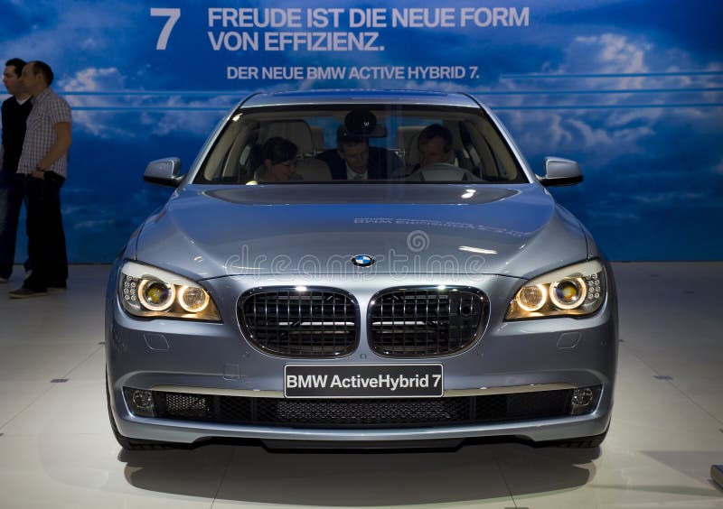 BMW new 7-er model, Hybrid editorial image. Image of large - 13893785