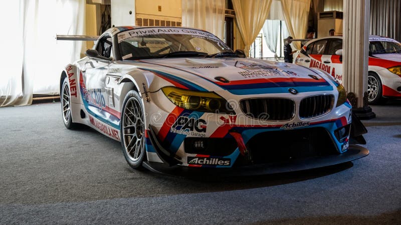  BMW Z4 GT3, coche de carreras, en exhibición Colección de imágen