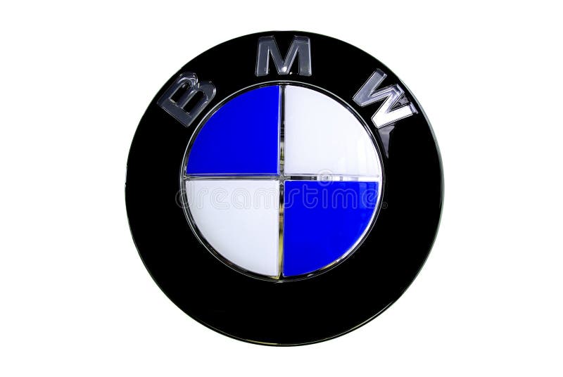 BMW shiny logo isolated on white. X3 and xdrive launch at 20 0ctober 2010 in Timisoara, Romania. BMW shiny logo isolated on white. X3 and xdrive launch at 20 0ctober 2010 in Timisoara, Romania