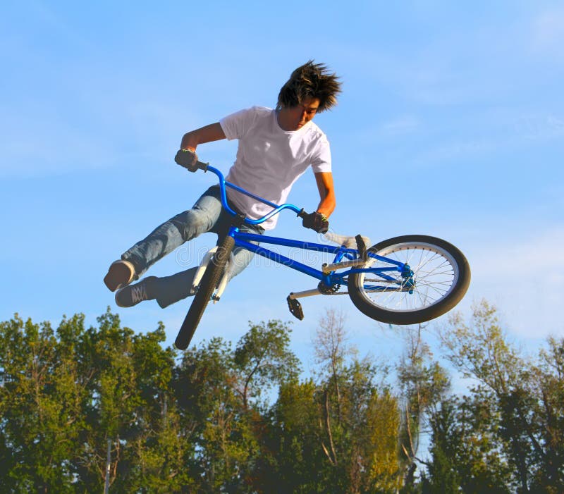 Cycling teenager BMX stock image. Image of teenager, activities 27066111