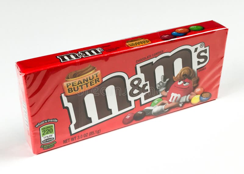 M&Ms beurre de cacahuète - 1 Boîte de 85.1g