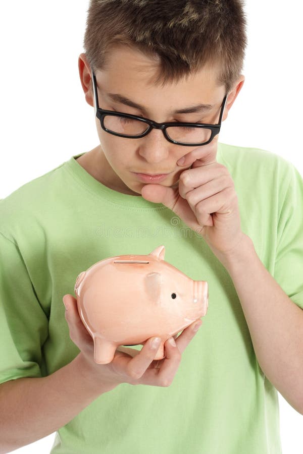 BO, das mit Geldkasten - Sparungen, Geld denkt lizenzfreies stockbild BO, das mit Geldkasten - Sparungen, Geld denkt lizenzfreies stockbild