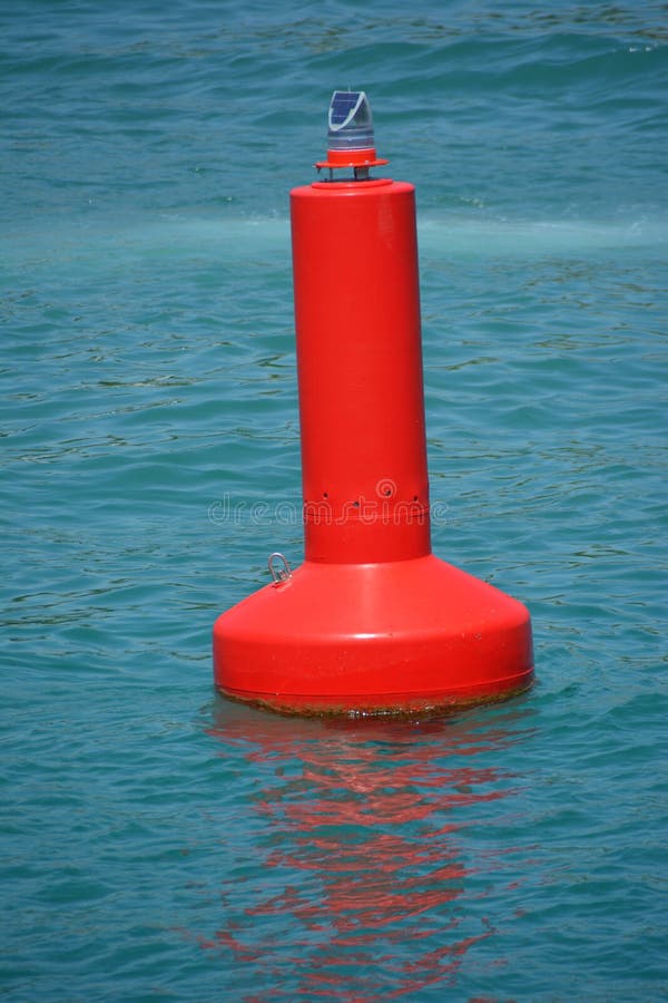 Boa d'avvertimento rossa fotografia stock Boa d'avvertimento rossa fotografia stock