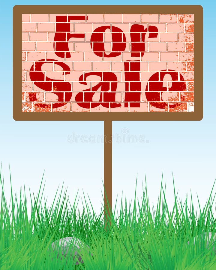 Board with the Announcement Stock Vector Illustration of blue, panel