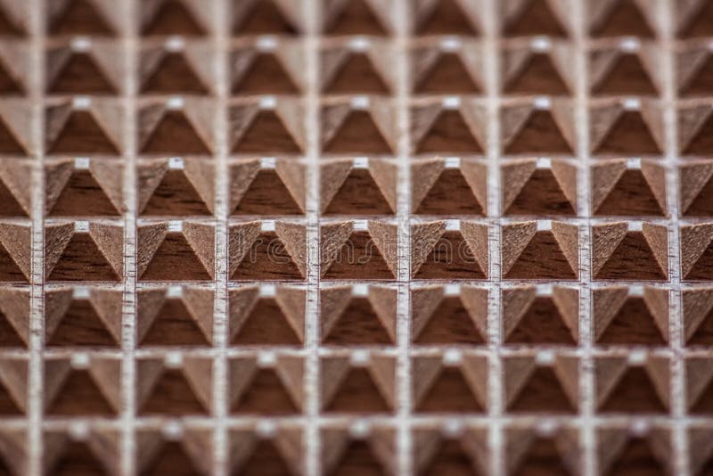Wooden triangles background texture royalty free stock photo