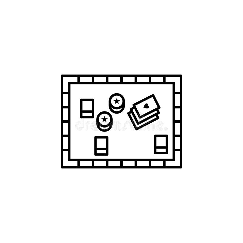 Board game, casino icon. Element of casino icon stock illustration Board game, casino icon. Element of casino icon stock illustration