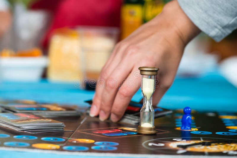 Chess and sandglass stock photo. Image of entertainment 17268212