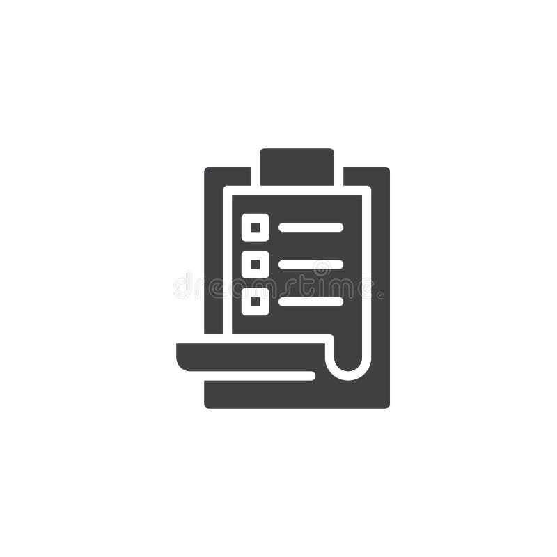 Board Task vector icon stock illustration