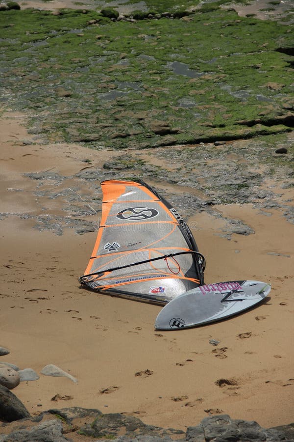 Windsurfing in spray. editorial photo. Image of outdoor 39492931