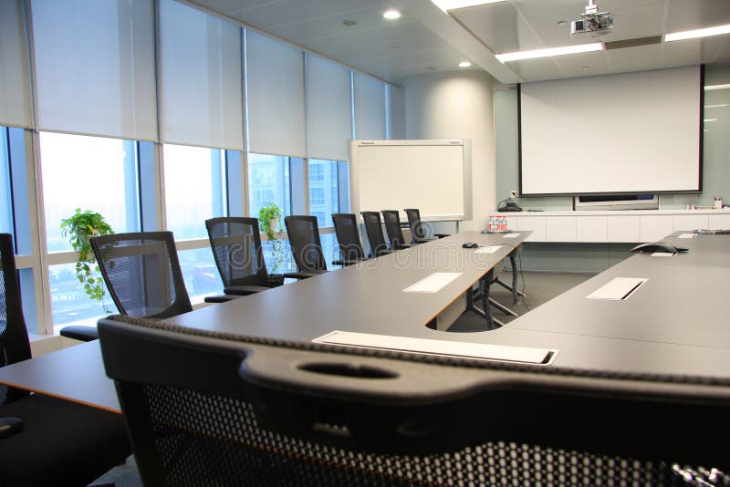 Boardroom stock image