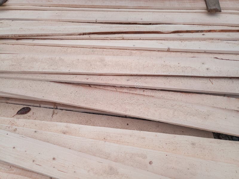 Boards with Sawmill. Building Material from Wood, Boards for