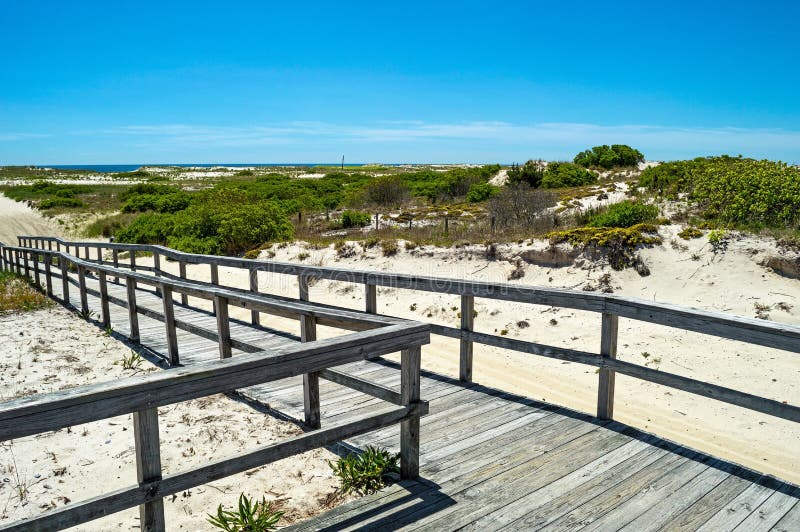 Boardwalk Through Dunes