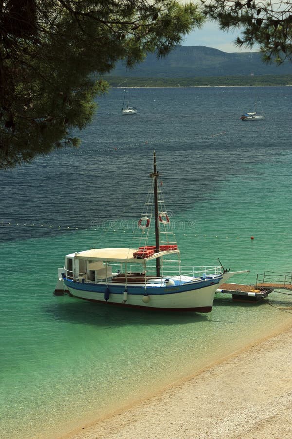 Boat anchorer on beach