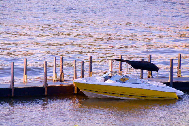 Boat by the docks