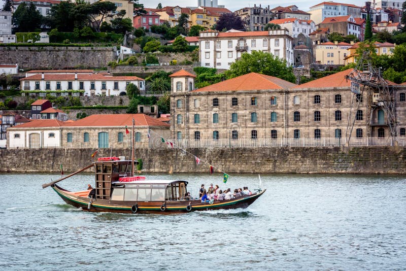 Boat on Douro River in Porto, Portugal Editorial Photo Image of boat