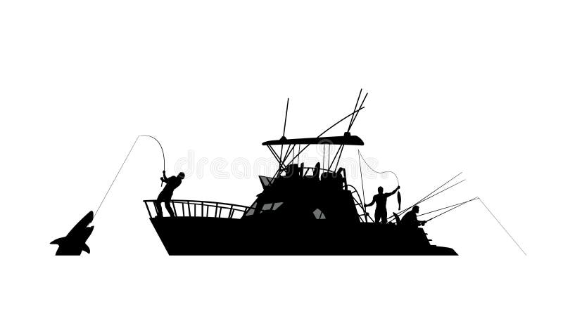 Free Free 344 Silhouette Fishing Boat Svg SVG PNG EPS DXF File