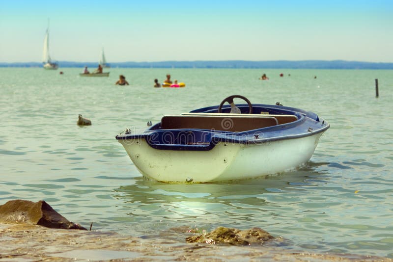 Boat on lake