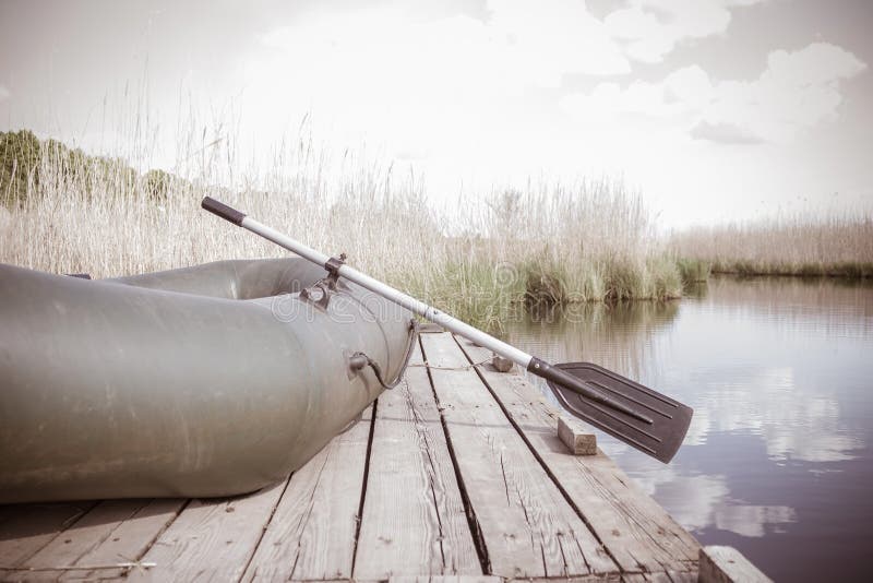 The boat is near the lake, the river. royalty free stock image The boat is near the lake, the river. royalty free stock image
