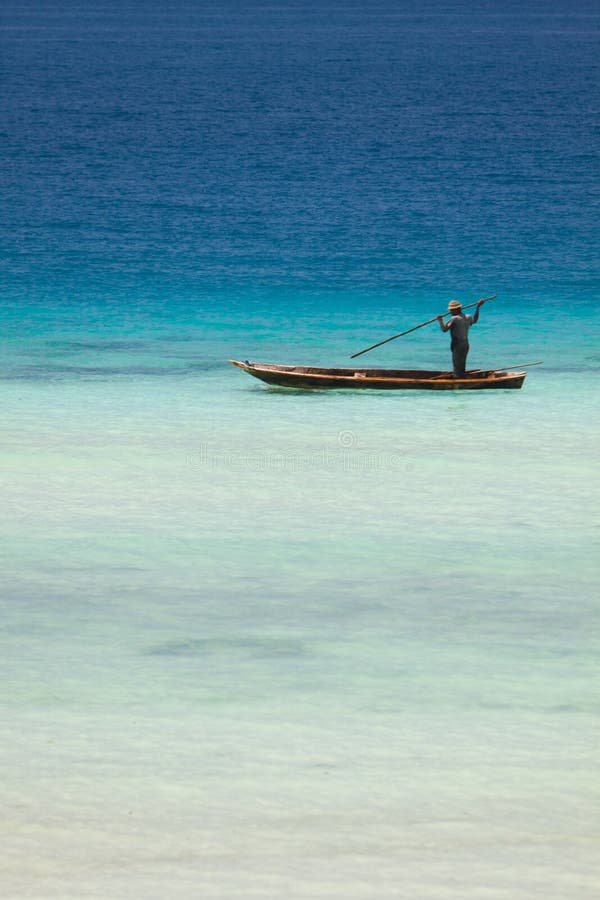 Boat in ocean