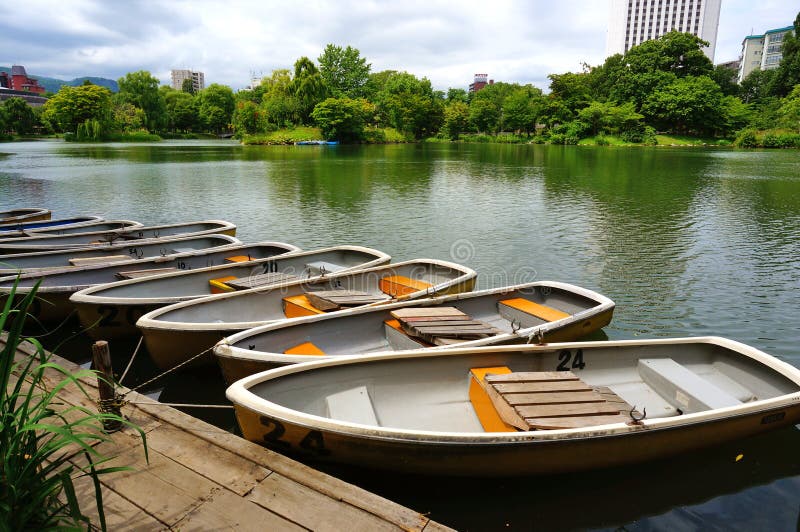 Boat in park stock image. Image of boat, fishing, forest 44846049