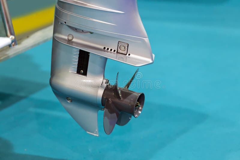 Boat propeller royalty free stock photo