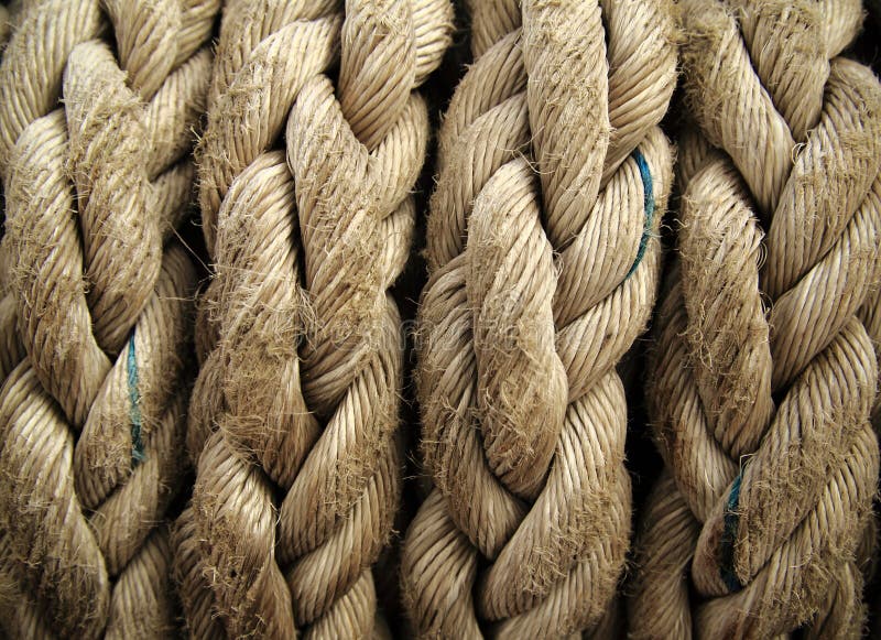 Thick rope stock image. Image of fasten, strands, lines - 14997035