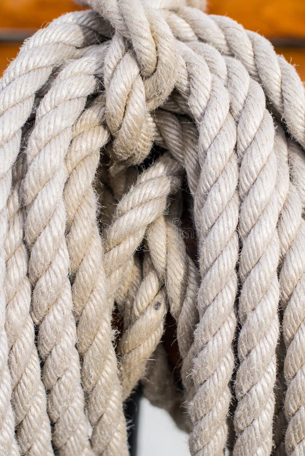 Boat Rope stock photo. Image of loop, fishing, grey, material 49660344